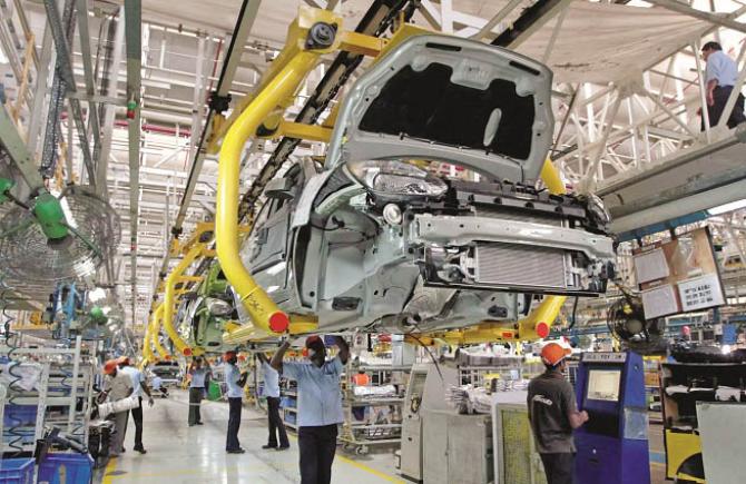 India`s manufacturing sector performed well. Photo: INN