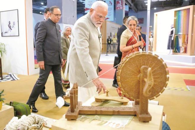 Prime Minister Narendra Modi speaking. Photo: PTI