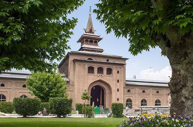 Srinagar`s historic Jamia Masjid. Photo: INN.