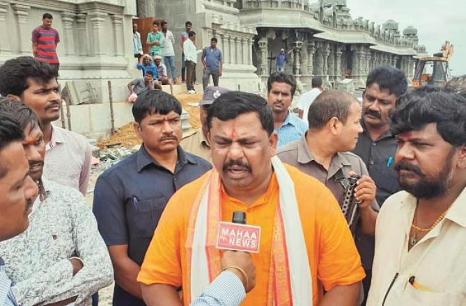 BJP MLA T Raja Singh has often been a source of embarrassment for the party. Photo: INN