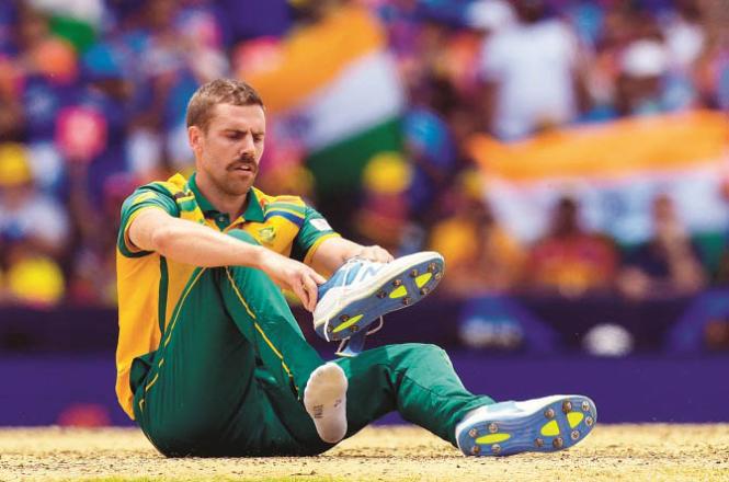 South African bowler Enrique Northje. Photo: INN