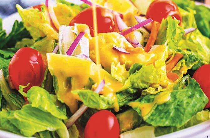 Honey Mustard Nuggets Salad. Photo: INN