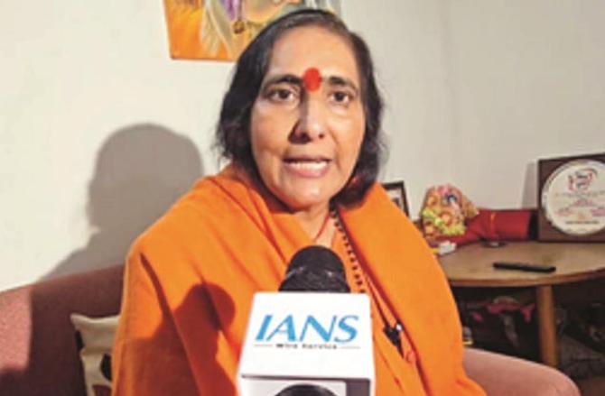 Sadhvi Rithambara. Picture: INN