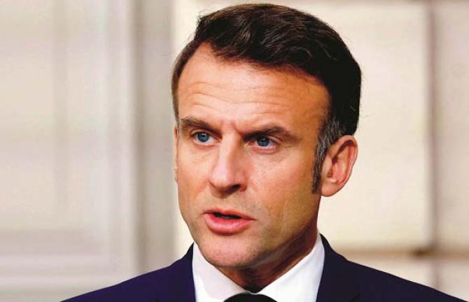 French President Emmanuel Macron. Photo: INN