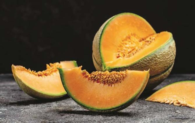 Melon is rich in vitamin C. Photo: INN